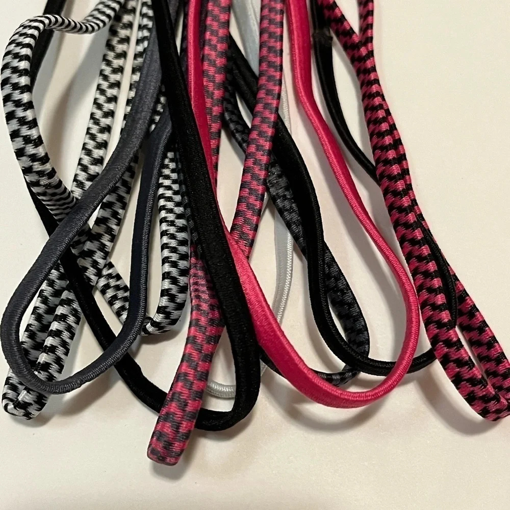 NWT! Brand new pack of 10 pink, black, white, headwraps, head-bands bandeaux. OS